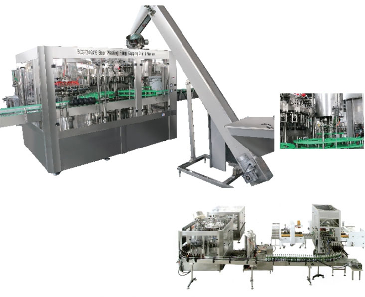 玻璃瓶啤酒生產線